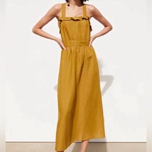 Zara Rustic Boho Midi Dress